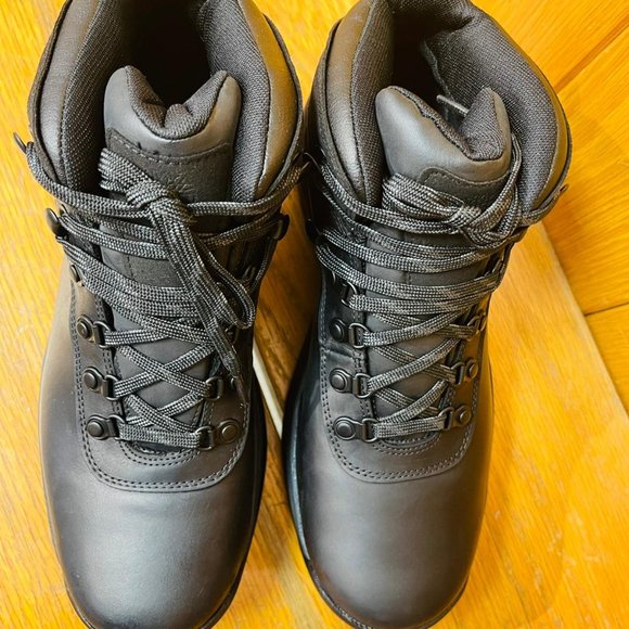 TIMBERLAND MEN\'S FLUME WATERPROOF MID HIKER BOOT BLACK FULL GRAIN 18139 ALL SIZE main image 10